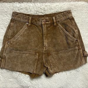 NWOT Urban Outfitters BDG Corduroy Cutoff Carpenter Shorts